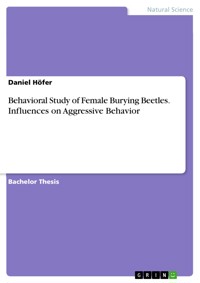 Behavioral Study of Female Burying Beetles. Influences on Aggressive Behavior - Daniel Hofer - E-Book