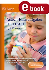 Action-Hausaufgaben Deutsch 1+2 - Sandra Sommer - E-Book