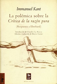 La polémica sobre la Crítica de la razón pura - Immanuel Kant - E-Book