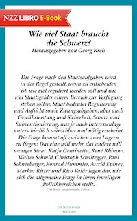 Wie viel Staat braucht die Schweiz? (E-Book) - - E-Book