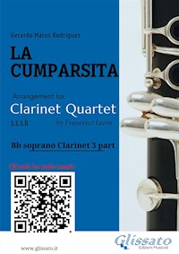 Bb Clarinet 3 part "La Cumparsita" tango for Clarinet Quartet - Gerardo Matos Rodríguez - E-Book