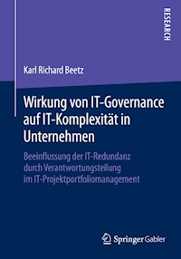 Wirkung von IT-Governance auf IT-Komplexität in Unternehmen - Karl Richard Beetz - E-Book