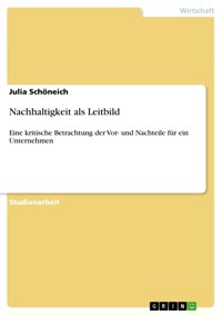 Nachhaltigkeit als Leitbild - Julia Schöneich - E-Book