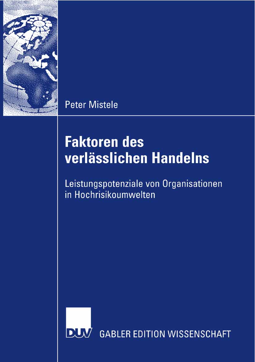 Faktoren des verlässlichen Handelns - Peter Mistele - E-Book