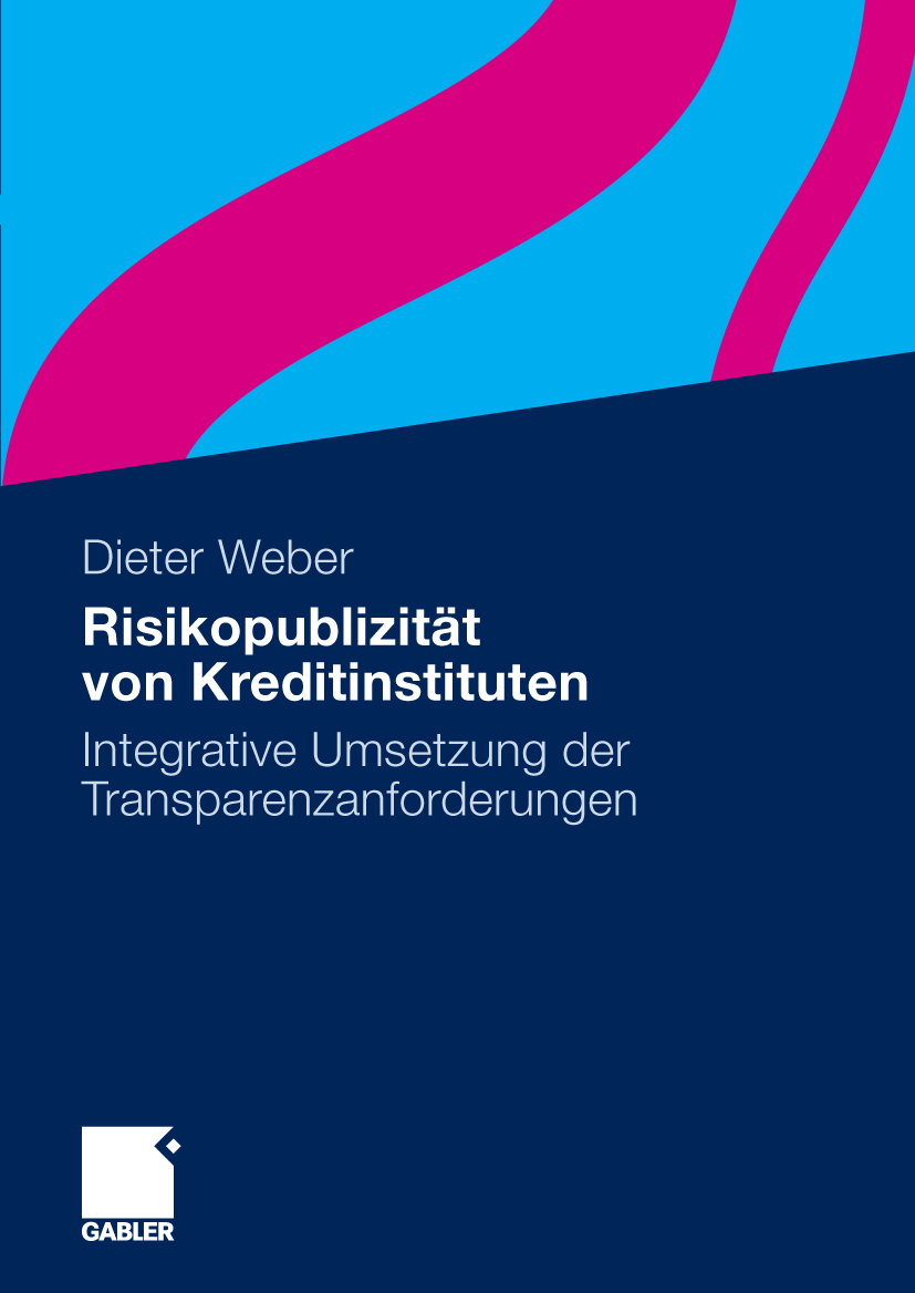 Risikopublizität von Kreditinstituten - Dieter Weber - E-Book