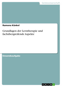 Grundlagen der Lerntherapie und fachübergreifende Aspekte - Ramona Künkel - E-Book