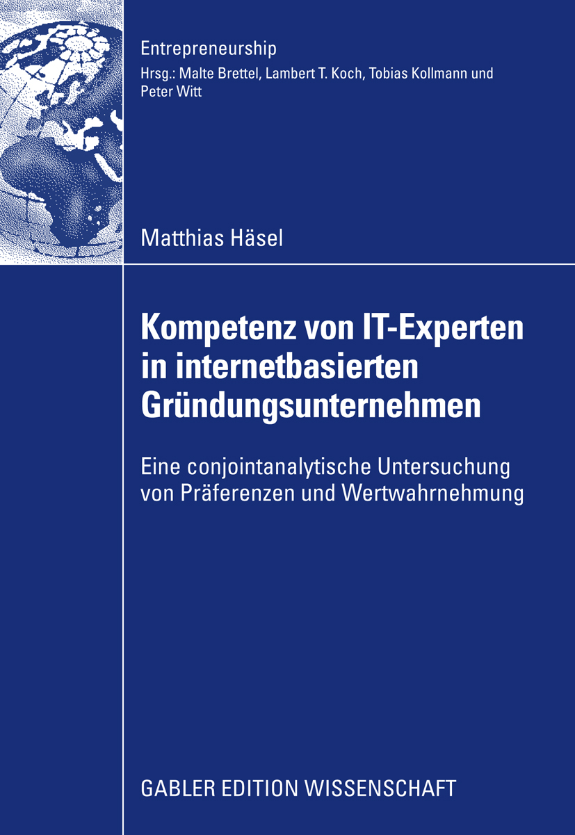 Kompetenz von IT-Experten in internetbasierten Gründungsunternehmen - Matthias Häsel - E-Book