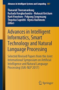 Advances in Intelligent Informatics, Smart Technology and Natural Language Processing -  - E-Book