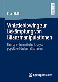 Whistleblowing zur Bekämpfung von Bilanzmanipulationen - Brian Halim - E-Book