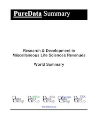 Research & Development in Miscellaneous Life Sciences Revenues World Summary - Editorial DataGroup - E-Book
