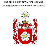 The noble Polish family Ambroziewicz. Die adlige polnische Familie Ambroziewicz. - Werner Zurek - E-Book