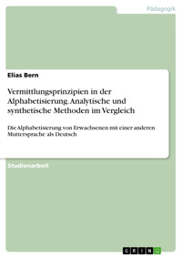 Vermittlungsprinzipien in der Alphabetisierung. Analytische und synthetische Methoden im Vergleich - Elias Bern - E-Book