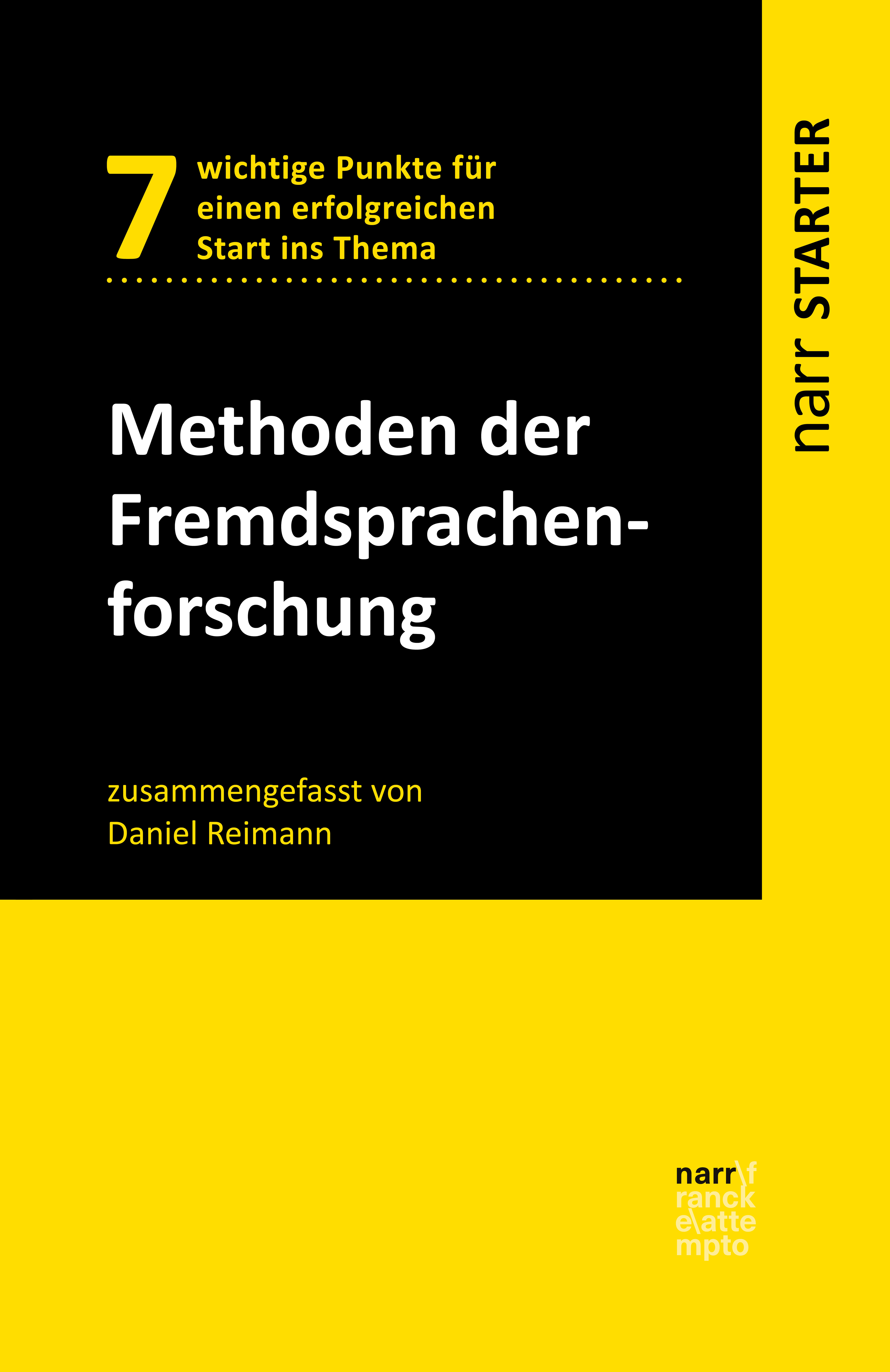 Methoden der Fremdsprachenforschung - Daniel Reimann - E-Book