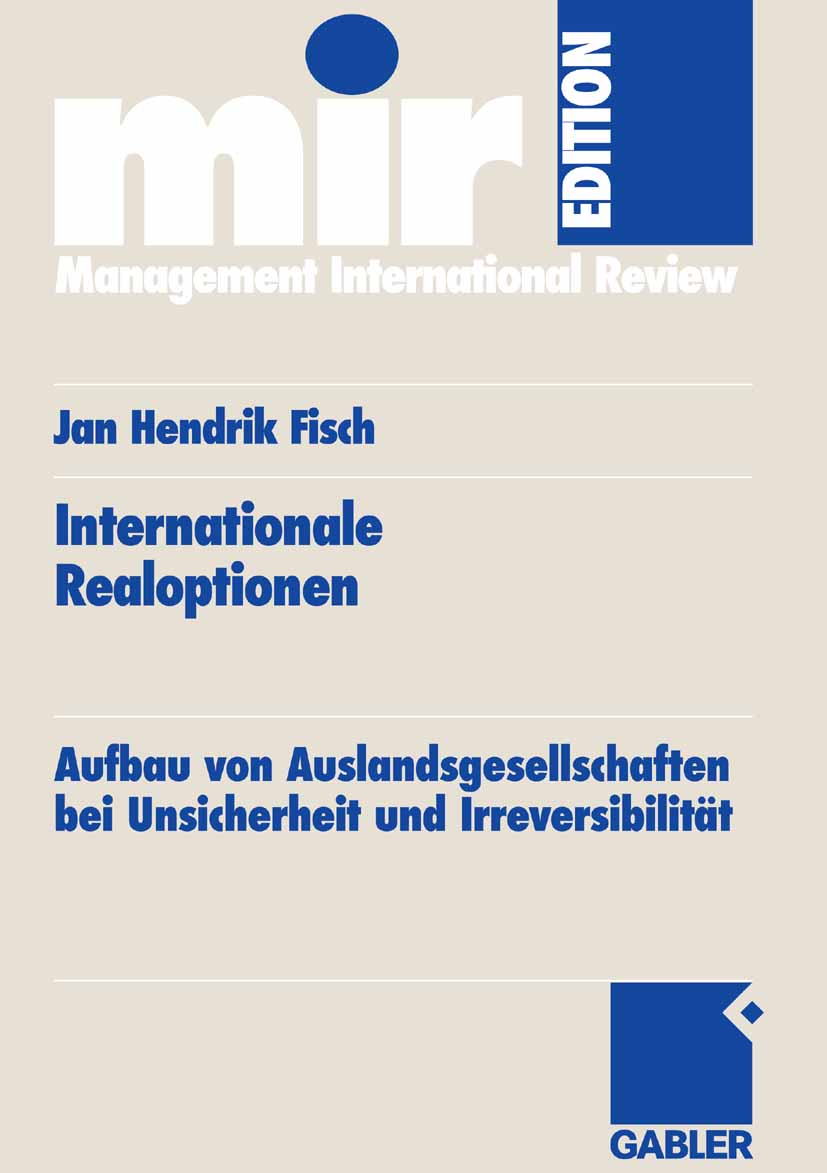 Internationale Realoptionen - Jan Hendrik Fisch - E-Book