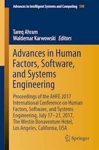 Advances in Human Factors, Software, and Systems Engineering -  - E-Book