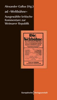 ad "Weltbühne" -  - E-Book