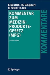 Kommentar zum Medizinproduktegesetz (MPG) - Erwin Deutsch - E-Book