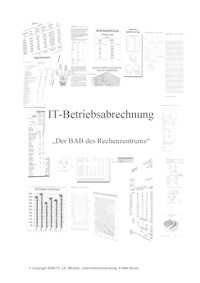 IT-Betriebsabrechnung - Jochen K. Michels - E-Book