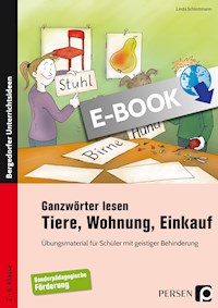Ganzwörter lesen: Tiere, Wohnung, Einkauf - Linda Schlottmann - E-Book