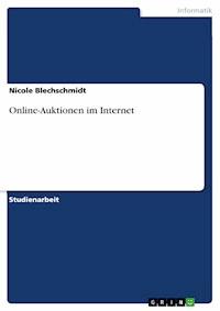 Online-Auktionen im Internet - Nicole Blechschmidt - E-Book