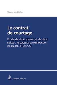 Le contrat de courtage - Xavier de Haller - E-Book