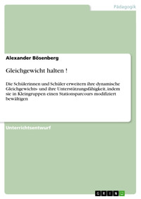 Gleichgewicht halten ! - Alexander Bösenberg - E-Book