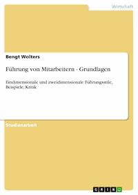 Führung von Mitarbeitern - Grundlagen - Bengt Wolters - kostenlos E-Book