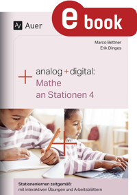 Analog + digital Mathe an Stationen 4 - Marco Bettner - E-Book