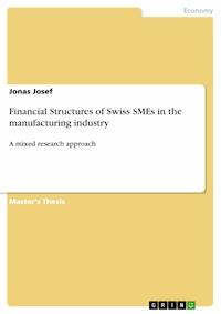 Financial Structures of Swiss SMEs in the manufacturing industry - Jonas Josef - E-Book