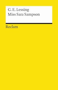 Miss Sara Sampson - Gotthold Ephraim Lessing - E-Book
