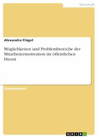 Möglichkeiten und Problembereiche der Mitarbeitermotivation im öffentlichen Dienst - Alexandra  Flügel - E-Book