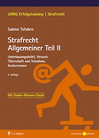 Strafrecht Allgemeiner Teil II - Sabine Tofahrn - E-Book