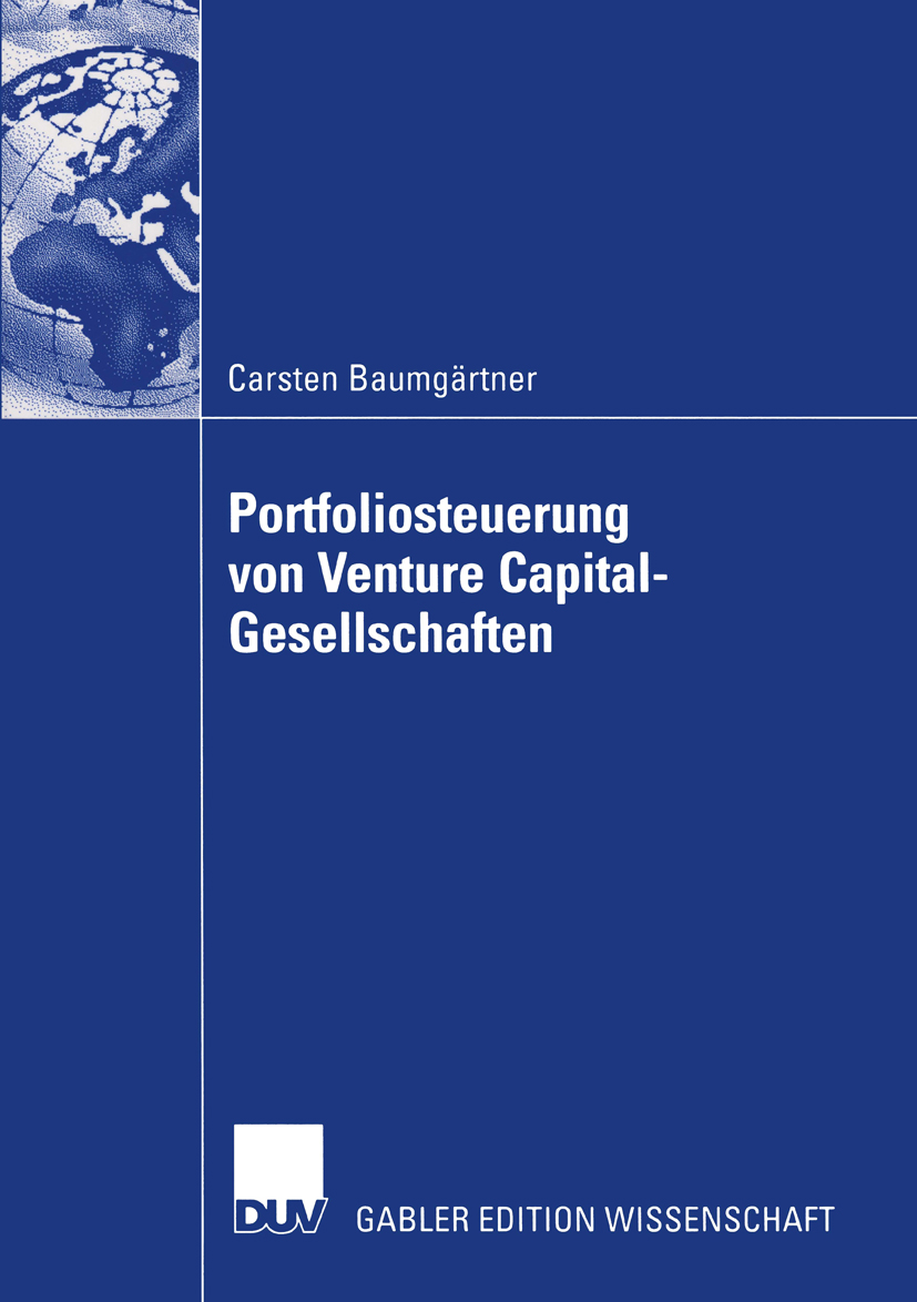 Portfoliosteuerung von Venture Capital-Gesellschaften - Carsten Baumgärtner - E-Book