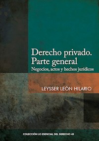 Derecho privado - Leysser León - E-Book