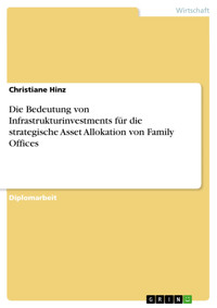 Die Bedeutung von Infrastrukturinvestments für die strategische Asset Allokation von Family Offices - Christiane Hinz - E-Book