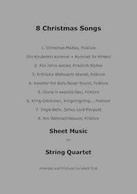 8 Christmas Songs (String Quartet) - Viktor Dick - E-Book
