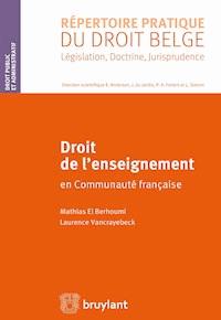 Droit de l'enseignement - Mathias El Berhoumi - E-Book