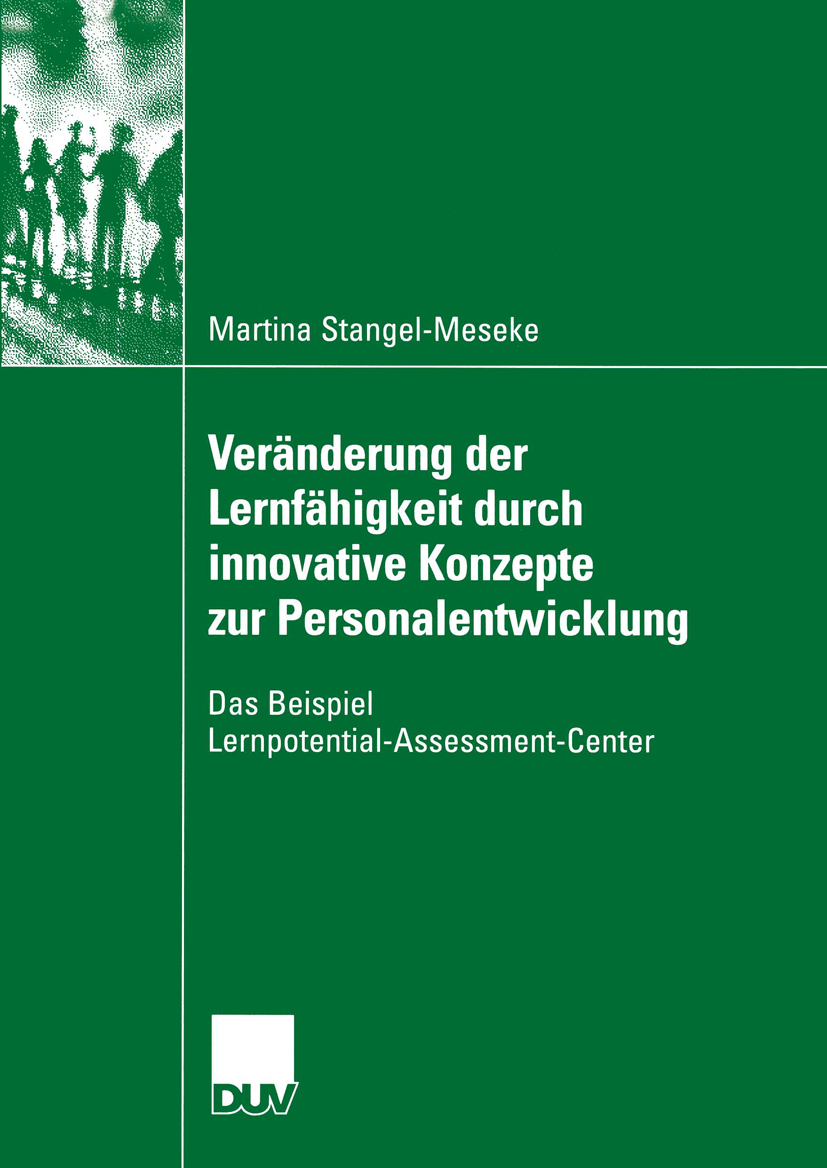 Veränderung der Lernfähigkeit durch innovative Konzepte zur Personalentwicklung - Martina Stangel-Meseke - E-Book