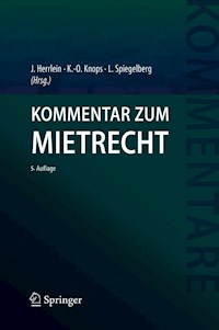 Kommentar zum Mietrecht -  - E-Book