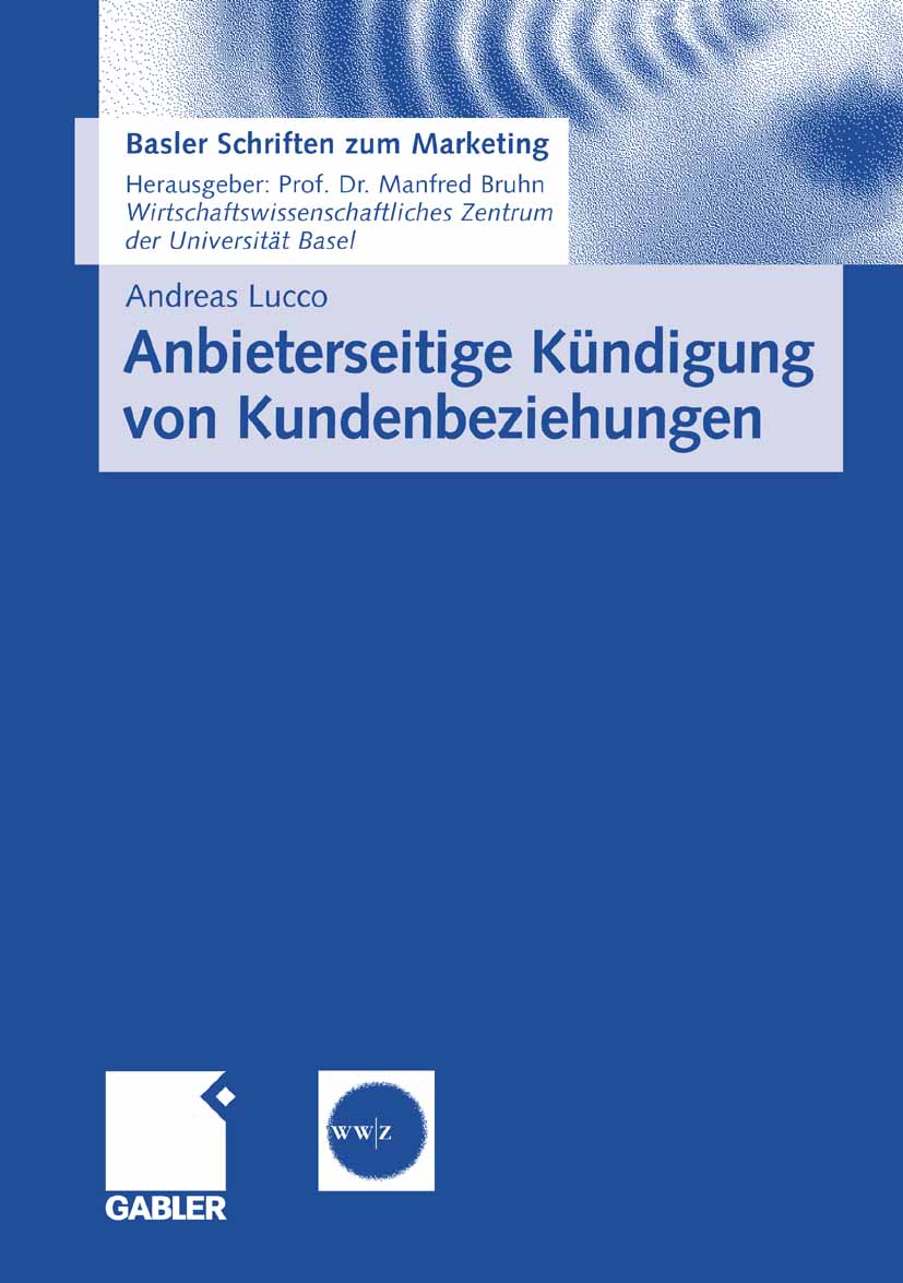 Anbieterseitige Kündigung von Kundenbeziehungen - Andreas Lucco - E-Book