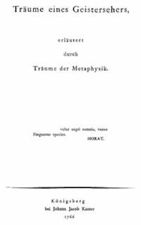 Träume eines Geistersehers, erläutert durch Träume der Metaphysik - Kant, Immanuel - kostenlos E-Book
