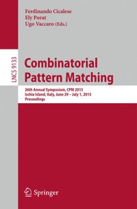 Combinatorial Pattern Matching -  - E-Book
