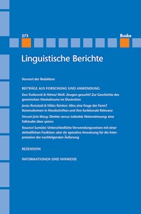 Linguistische Berichte Heft 273 -  - E-Book