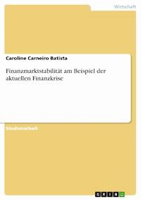 Finanzmarktstabilität am Beispiel der aktuellen Finanzkrise - Caroline Carneiro Batista - kostenlos E-Book