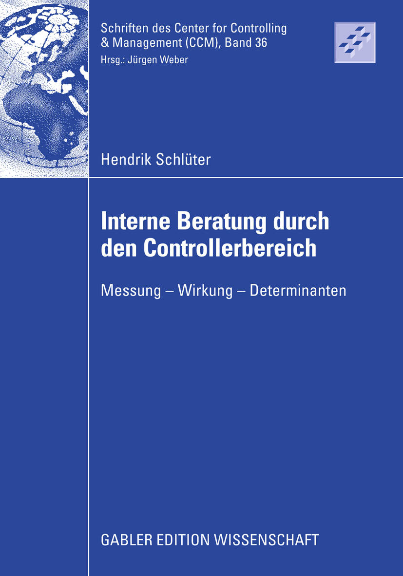 Interne Beratung durch den Controllerbereich - Hendrik Schlüter - E-Book