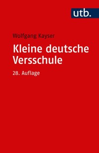 Kleine deutsche Versschule - Wolfgang Kayser - E-Book