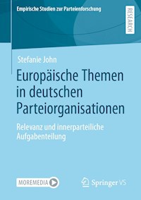 Europäische Themen in deutschen Parteiorganisationen - Stefanie John - E-Book