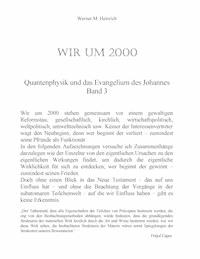 Wir um 2000 -  Band 3 - Werner M. Heinrich - E-Book