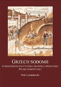 Grzech sodomii w przestrzeni politycznej, prawnej i społecznej Polski nowożytnej - Piotr Lewandowski - E-Book