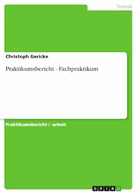 Praktikumsbericht - Fachpraktikum - Christoph Gericke - E-Book